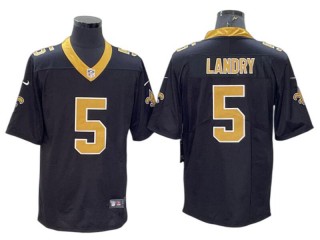 New Orleans Saints #5 Jarvis Landry Black Vapor Limited Jersey