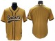New Orleans Saints Blank Baseball Style Jersey - Black/White/Gold