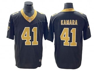 New Orleans Saints #41 Alvin Kamara Black Vapor F.U.S.E. Limited Jersey