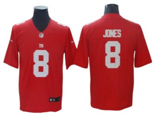 New York Giants #8 Daniel Jones Red Vapor Untouchable Limited Jersey