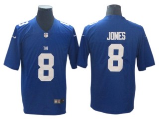 New York Giants #8 Daniel Jones Royal Vapor Untouchable Limited Jersey