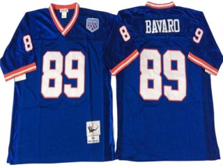 M&N New York Giants #89 Mark Bavaro Royal 1986 Legacy Jersey