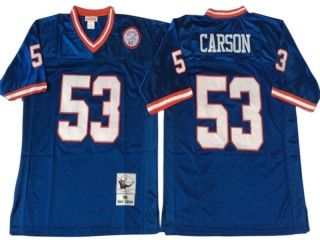 M&N New York Giants #53 Harry Carson Royal 1986 Legacy Jersey