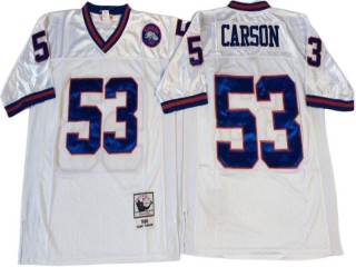 M&N New York Giants #53 Harry Carson White 1986 Legacy Jersey