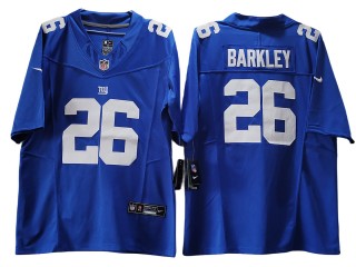 New York Giants #26 Saquon Barkley Royal Vapor F.U.S.E. Limited Jersey