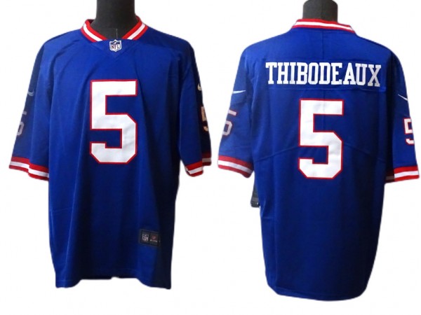 New York Giants #5 Kayvon Thibodeaux Royal Classic Vapor Limited Jersey
