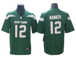 New York Jets #12 Joe Namath Green Vapor Limited Jersey