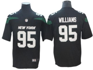 New York Jets #95 Quinnen Williams Black Vapor Untouchable Limited Jersey