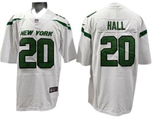 New York Jets #20 Breece Hall White Vapor Limited Jersey