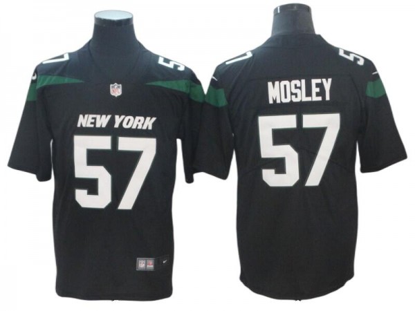 New York Jets #57 C.J. Mosley Black Vapor Untouchable Limited Jersey
