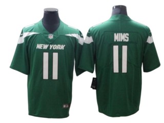 New York Jets #11 Denzel Mims Green Vapor Limited Jersey