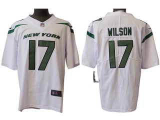 New York Jets #17 Garrett Wilson White Vapor Limited Jersey