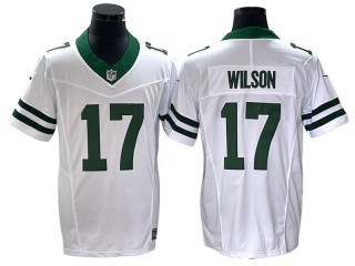 New York Jets #17 Garrett Wilson White Legacy Vapor F.U.S.E. Limited Jersey