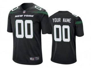 Custom New York Jets Black Vapor Limited Jersey