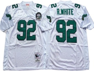 M&N Philadelphia Eagles #92 Reggie White White 1992 Legacy Jersey