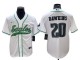 Philadelphia Eagles #20 Brian Dawkins Baseball Style Jersey - Black/Gray/White/Green
