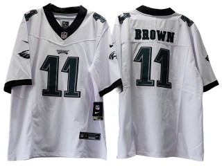 Philadelphia Eagles #11 A.J. Brown White Vapor F.U.S.E. Limited Jersey
