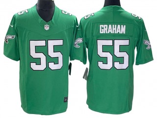 Philadelphia Eagles #55 Brandon Graham Kelly Green Alternate Vapor F.U.S.E. Limited Jersey