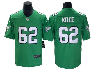 Philadelphia Eagles #62 Jason Kelce Kelly Green Vapor Limited Jersey