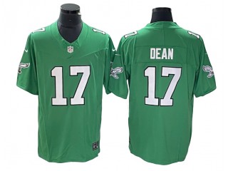 Philadelphia Eagles #17 Nakobe Dean Kelly Green Alternate Vapor F.U.S.E. Limited Jersey