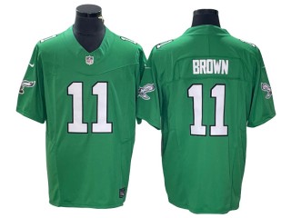 Philadelphia Eagles #11 A.J. Brown Kelly Green Alternate Vapor F.U.S.E. Limited Jersey