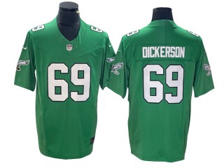 Philadelphia Eagles #69 Landon Dickerson Kelly Green Alternate Vapor F.U.S.E. Limited Jersey
