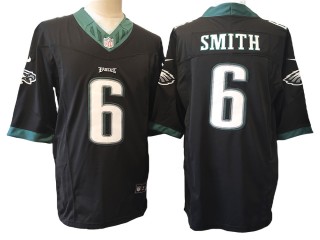 Philadelphia Eagles #6 DeVonta Smith Black Vapor F.U.S.E. Limited Jersey