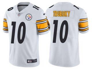 Pittsburgh Steelers #10 Mitch Trubisky White Vapor Limited Jersey