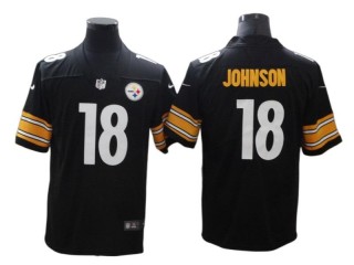 Pittsburgh Steelers #18 Diontae Johnson Black Vapor Limited Jersey