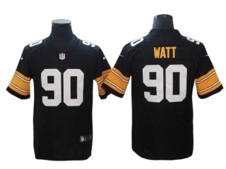 Pittsburgh Steelers #90 T.J. Watt Black Alternate Vapor Limited Jersey