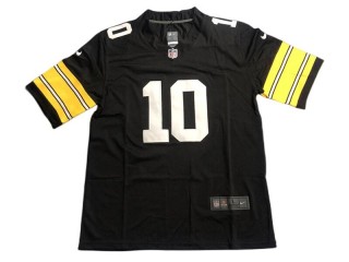 Pittsburgh Steelers #10 Mitch Trubisky Black Alternate Vapor Limited Jersey