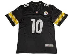 Pittsburgh Steelers #10 Mitch Trubisky Black Vapor Limited Jersey