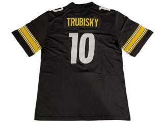 Pittsburgh Steelers #10 Mitch Trubisky Black Vapor Limited Jersey