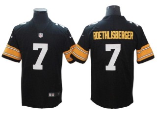 Pittsburgh Steelers #7 Ben Roethlisberger Black Alternate Vapor Limited Jersey