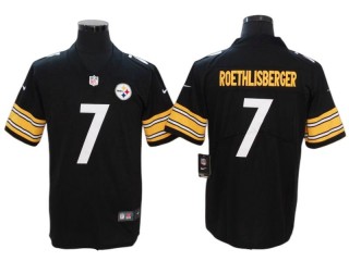 Pittsburgh Steelers #7 Ben Roethlisberger Black Vapor Limited Jersey