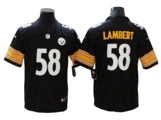 Pittsburgh Steelers #58 Jack Lambert Black Retired Player Limited Jersey