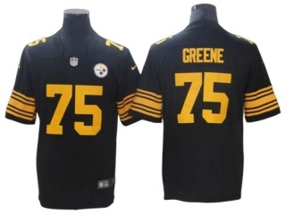 Pittsburgh Steelers #75 Joe Greene Black Rush Limited Jersey