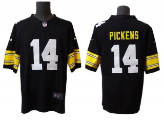 Pittsburgh Steelers #14 George Pickens Black Alternate Vapor Limited Jersey