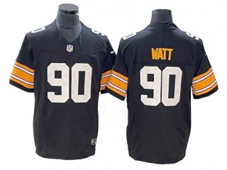 Pittsburgh Steelers #90 T.J. Watt Black Alternate Vapor F.U.S.E. Limited Jersey
