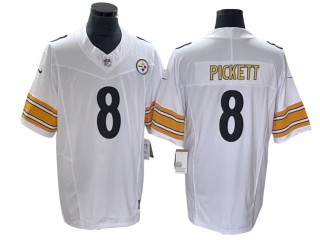 Pittsburgh Steelers #8 Kenny Pickett White Vapor F.U.S.E. Limited Jersey