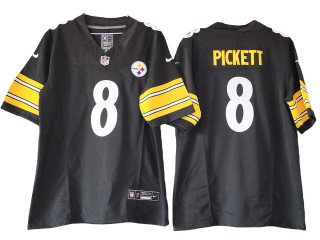 Pittsburgh Steelers #8 Kenny Pickett Black Vapor F.U.S.E. Limited Jersey