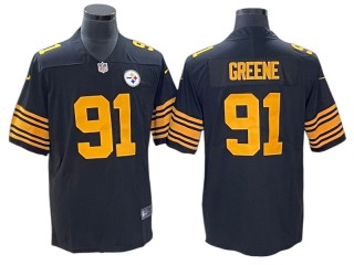 Pittsburgh Steelers #91 Kevin Greene Black Rush Limited Jersey