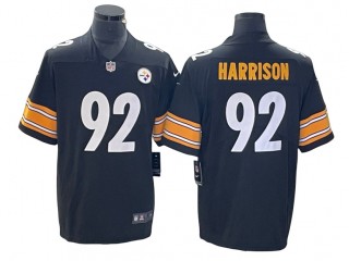 Pittsburgh Steelers #92 James Harrison Black Vapor Limited Jersey