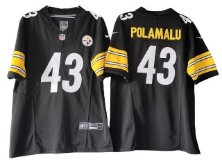 Pittsburgh Steelers #43 Troy Polamalu Black Vapor F.U.S.E. Limited Jersey