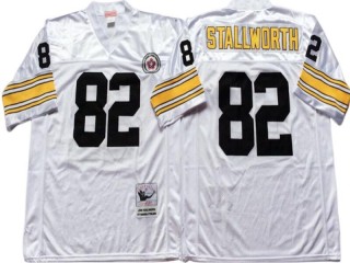 M&N Pittsburgh Steelers #82 John Stallworth White Legacy Jersey