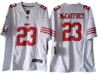 San Francisco 49ers #23 Christian McCaffrey White Vapor F.U.S.E. Limited Jersey
