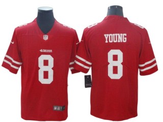 San Francisco 49ers #8 Steve Young Red Vapor Limited Jersey
