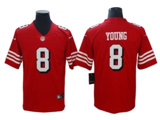 San Francisco 49ers #8 Steve Young Red Color Rush Jersey 