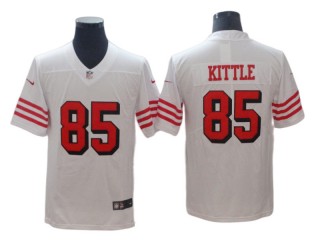 San Francisco 49ers #85 George Kittle White Color Rush Jersey