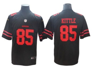 San Francisco 49ers #85 George Kittle Black Vapor Limited Jersey